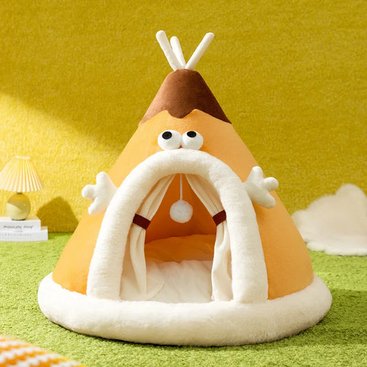 Cartoon Mountain Teepee Pet Tent