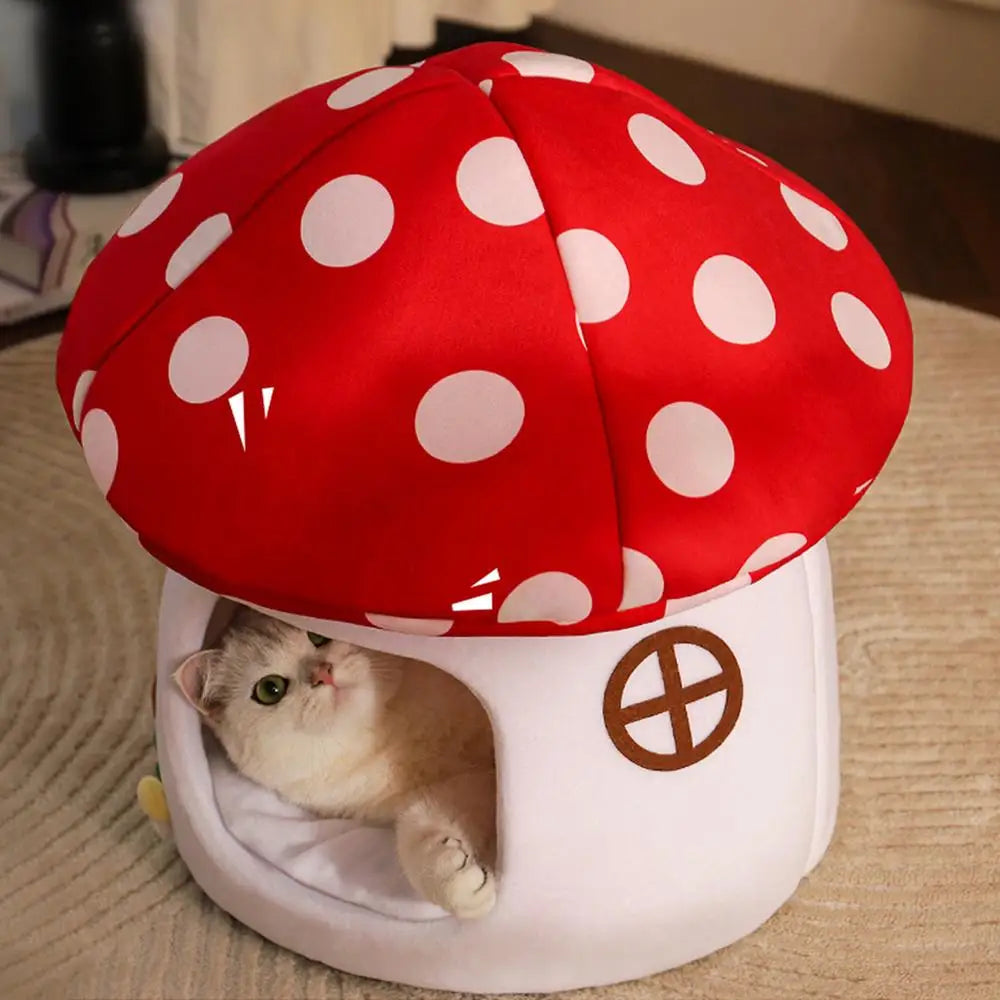 Fairytale Magic Mushroom Cat Cave
