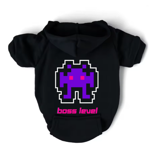 Boss Level Dog Hoodie