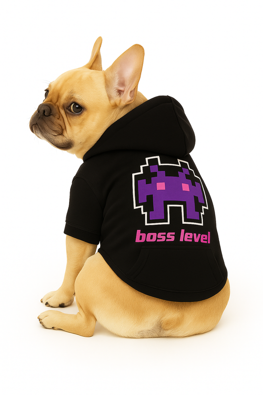 Boss Level Dog Hoodie