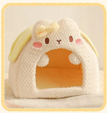 Velvety Bunny Cat Cave