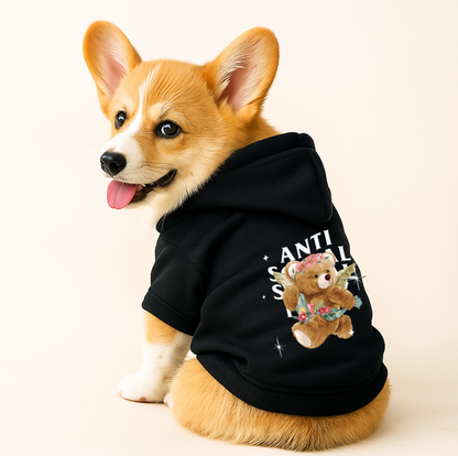 Anti-Social Dog Hoodie