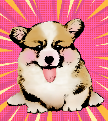 Iconic Pop Art Portrait of Your Pet - Custom Digital Art