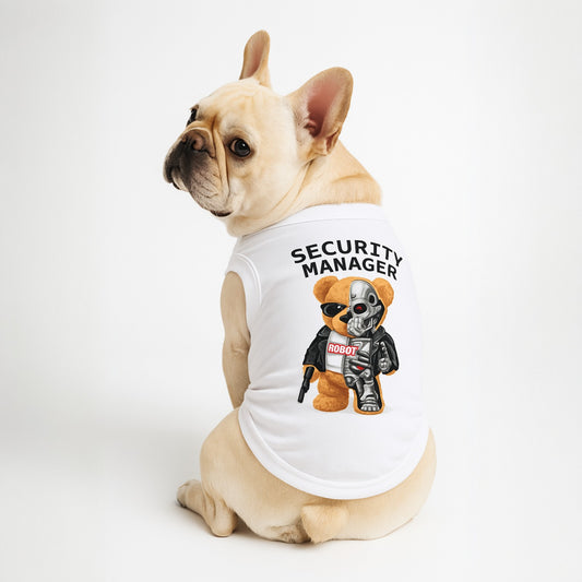 Teddy Bear Cyborg Security Manager Dog Singlet