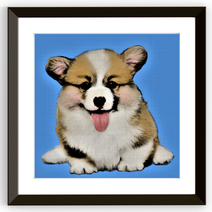 Iconic Pop Art Portrait of Your Pet - Custom Canvas Print (Unframed)