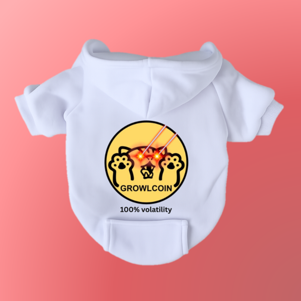 GrowlCoin Dog Hoodie