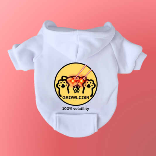 GrowlCoin Dog Hoodie