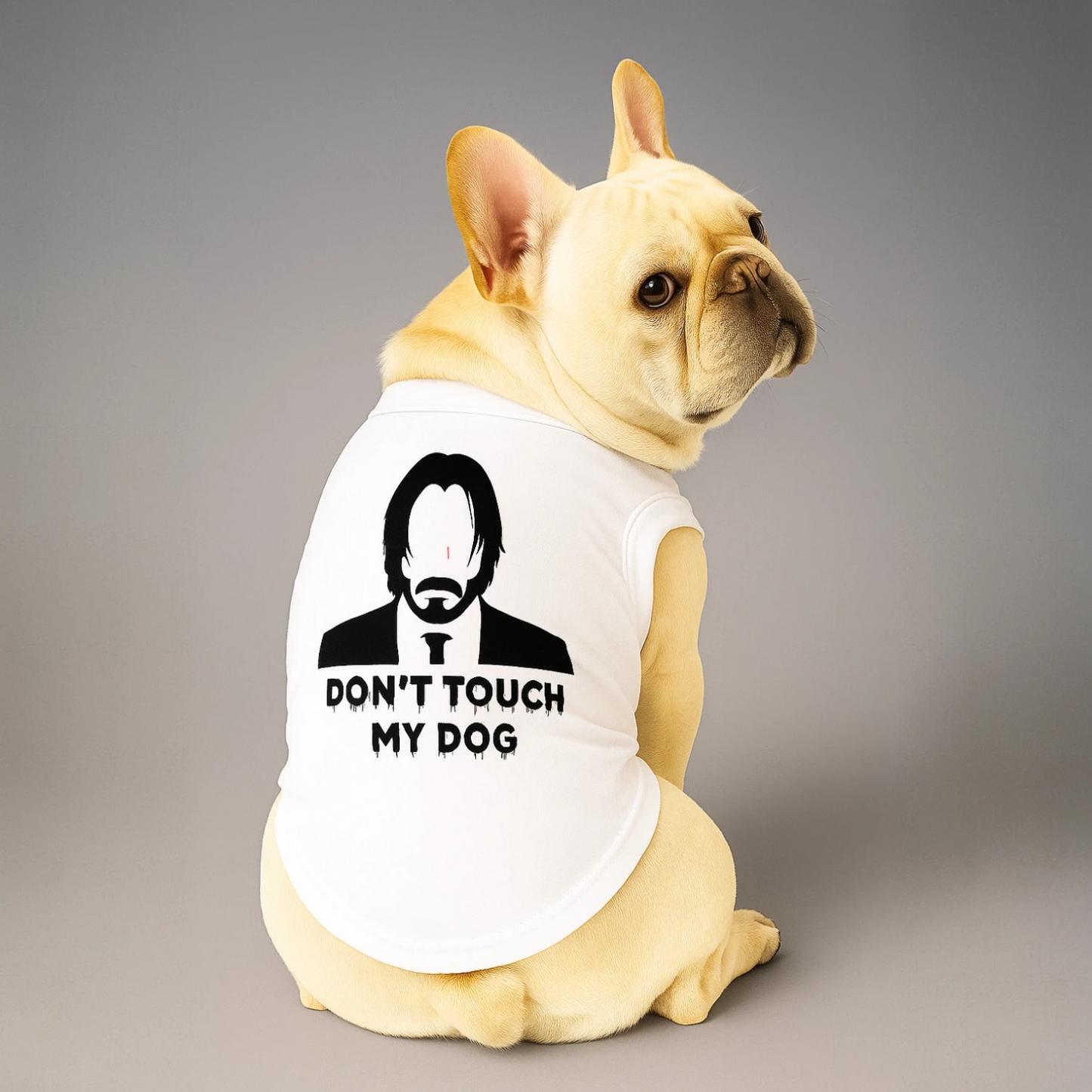 Don't Touch My Dog Puppy Singlet