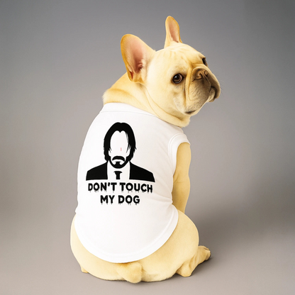 Don't Touch My Dog Puppy Singlet
