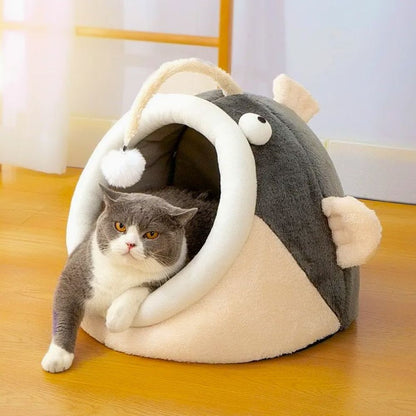 Lanternfish Plush Cat Cave