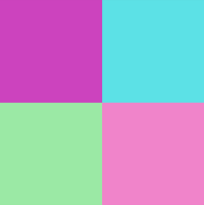 Warhol Style Pop Art Quad Portrait of Your Pet - Custom Canvas Print (Unframed)