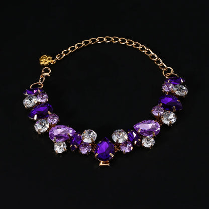 Stunning Rhinestone Adjustable Pet Necklace