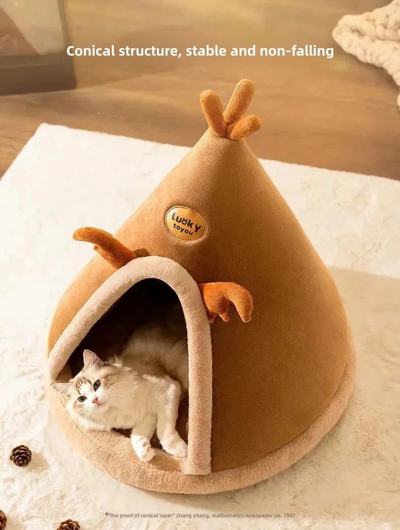 Reindeer Teepee Cat Tent