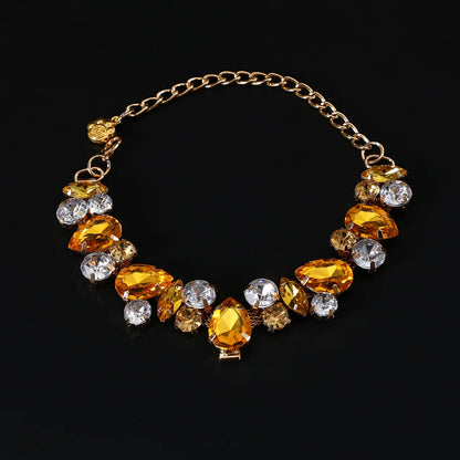 Stunning Rhinestone Adjustable Pet Necklace