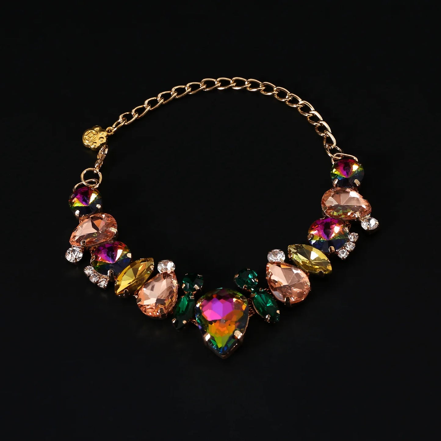 Belle of the Ball Faux Jewel Pet Necklace