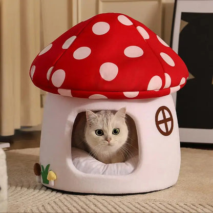Fairytale Mushroom Cat Cave