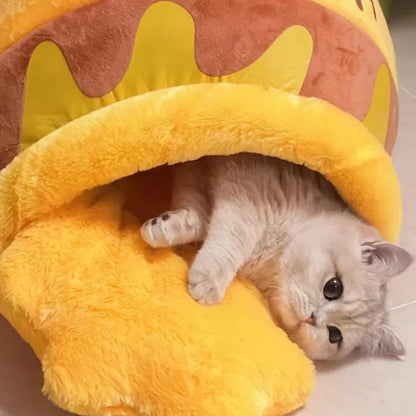 Hunny Pot Plush Cat Cave