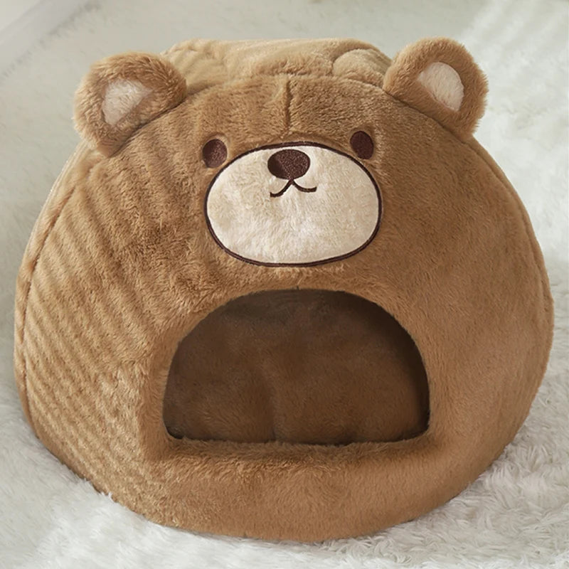 Cuddly Teddy Cat Cave