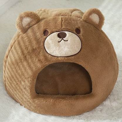 Cuddly Teddy Cat Cave