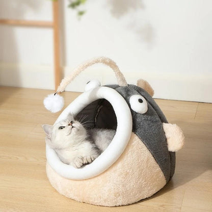 Lanternfish Plush Cat Cave