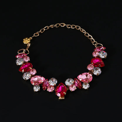 Stunning Rhinestone Adjustable Pet Necklace