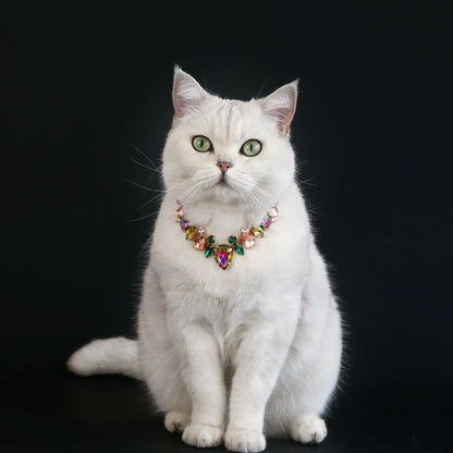 Belle of the Ball Faux Jewel Pet Necklace