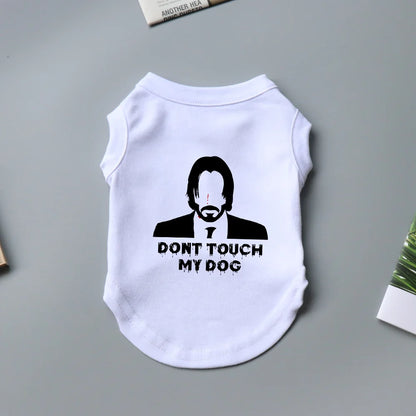 Don't Touch My Dog Puppy Singlet