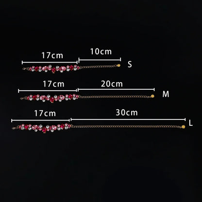 Stunning Rhinestone Adjustable Pet Necklace