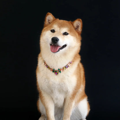 Belle of the Ball Faux Jewel Pet Necklace