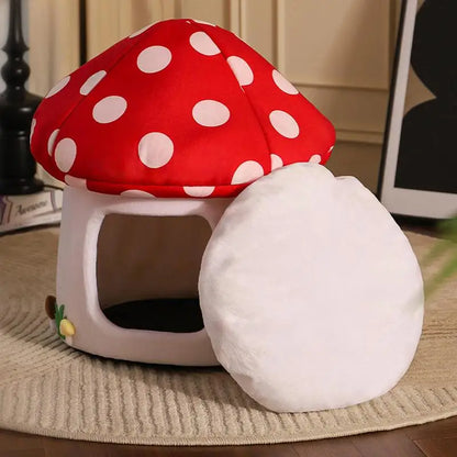 Fairytale Mushroom Cat Cave
