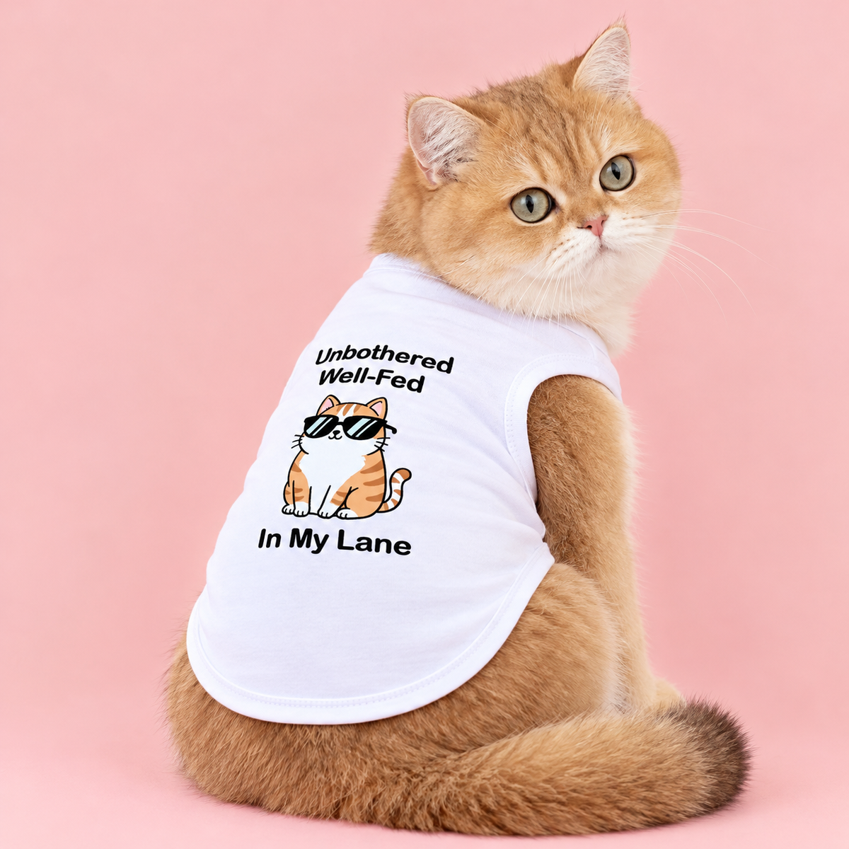 Unbothered Cat Singlet